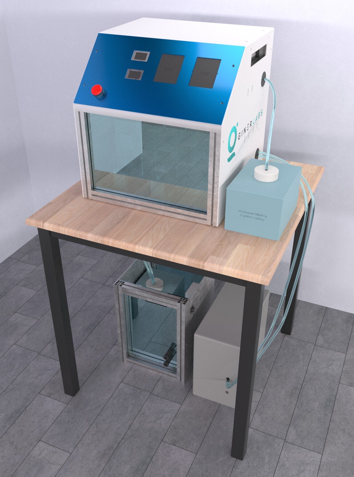 render of test stand