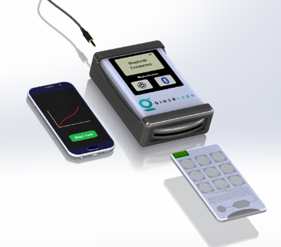 mock sensor render with bluetooth